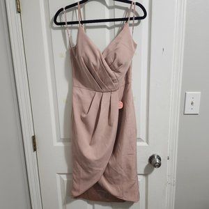 Blush Pink Midi Dress